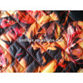 printed waterproof winter thermal double-faced quilting fabric for women's garment